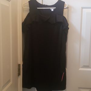 Black shift dress